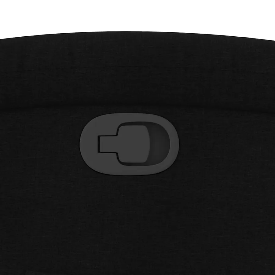 Fauteuil inclinable noir tissu - 12