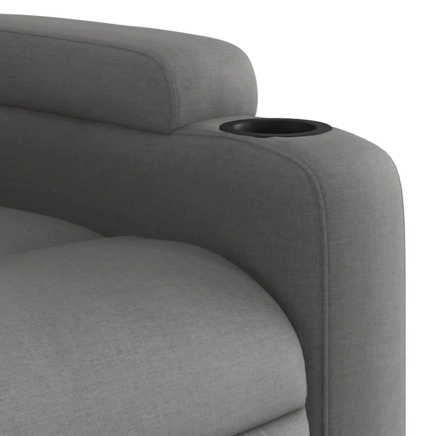Fauteuil inclinable Gris foncé Tissu - 11