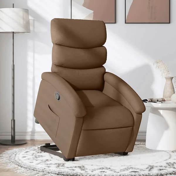 Fauteuil inclinable Marron Tissu