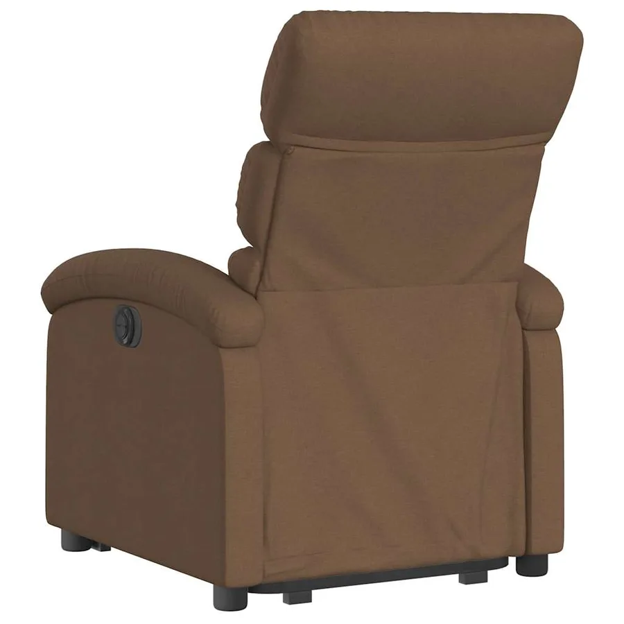 Fauteuil inclinable Marron Tissu - 5