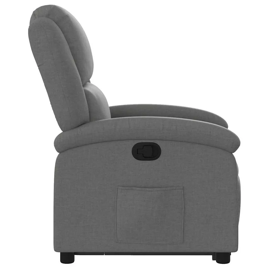 Fauteuil inclinable Gris foncé Tissu - 10