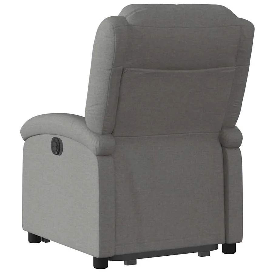 Fauteuil inclinable Gris foncé Tissu - 5