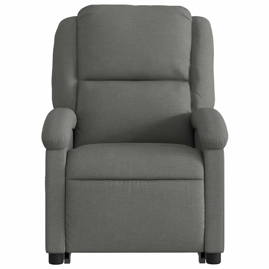 Fauteuil inclinable Gris foncé Tissu - 9