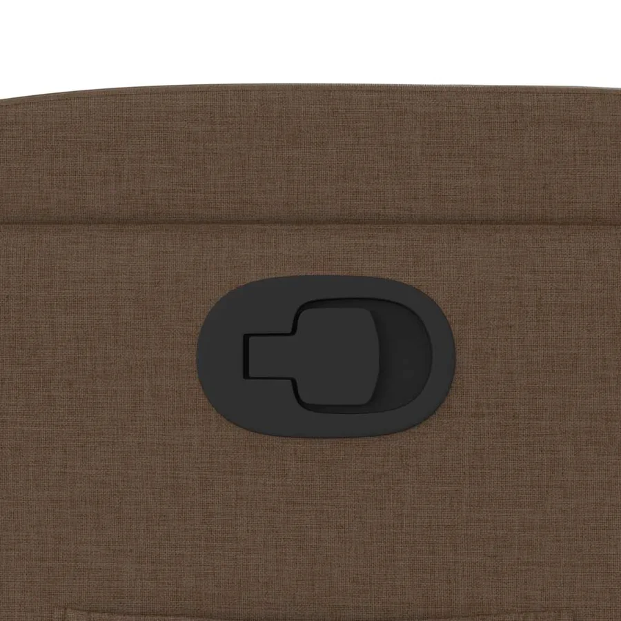 Fauteuil inclinable Marron Tissu - 12