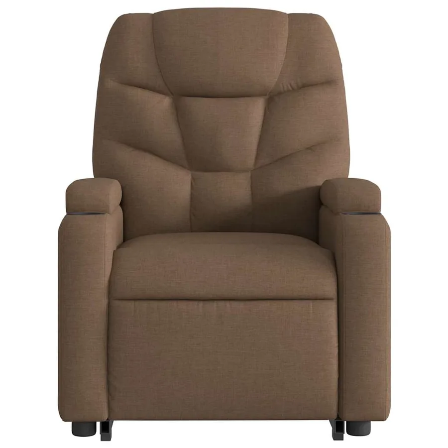 Fauteuil inclinable Marron Tissu - 9
