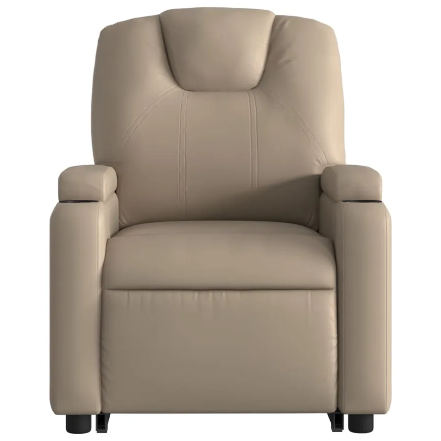 Fauteuil inclinable de massage Cappuccino Similicuir - 9