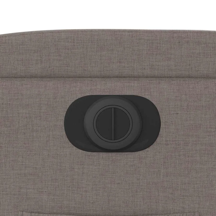 Fauteuil inclinable électrique taupe tissu - 13