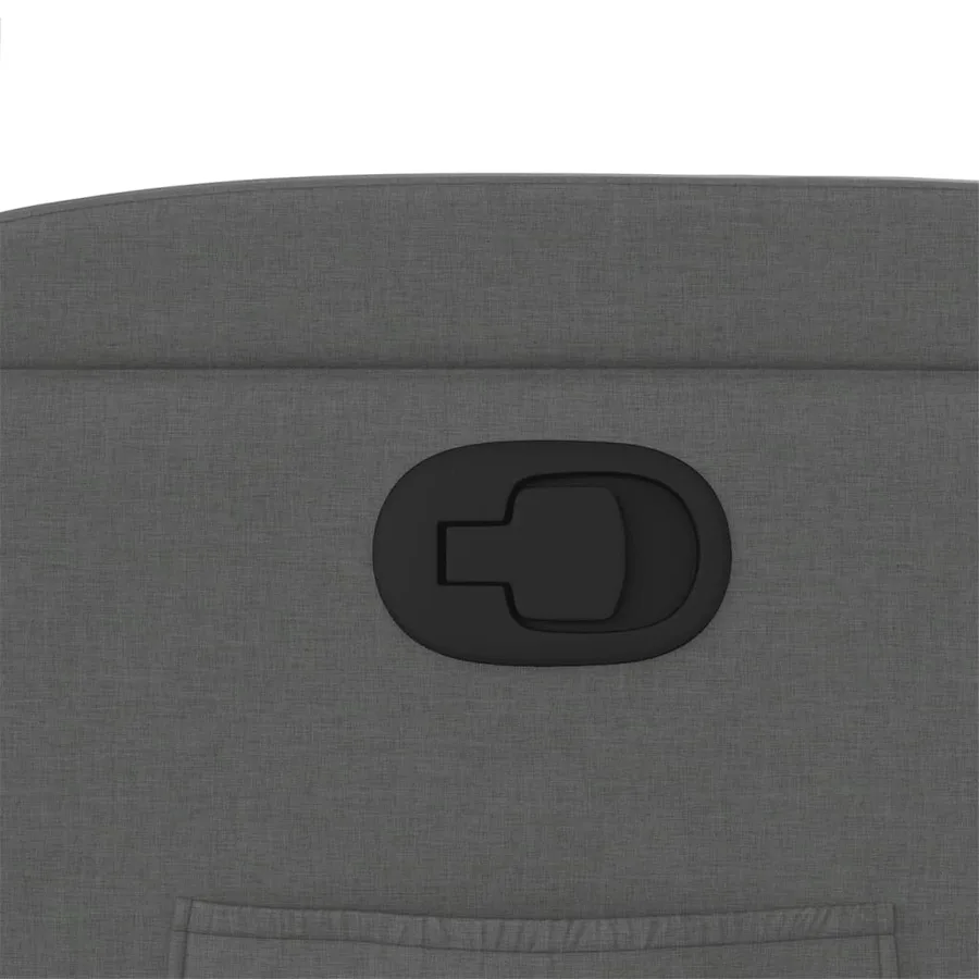 Fauteuil inclinable Gris foncé Tissu - 12