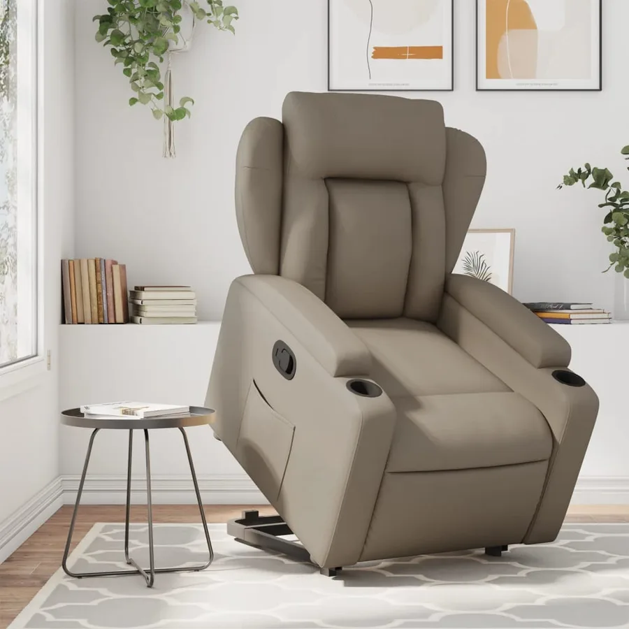 Fauteuil inclinable Cappuccino Similicuir - 16