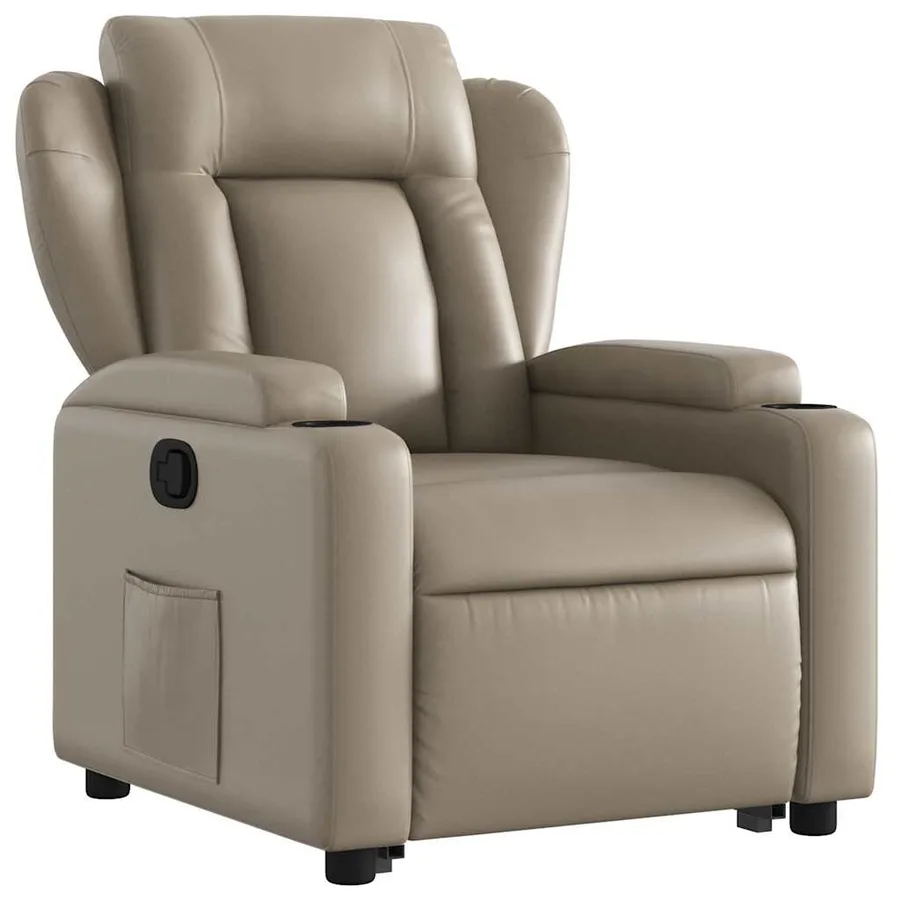 Fauteuil inclinable Cappuccino Similicuir - 4