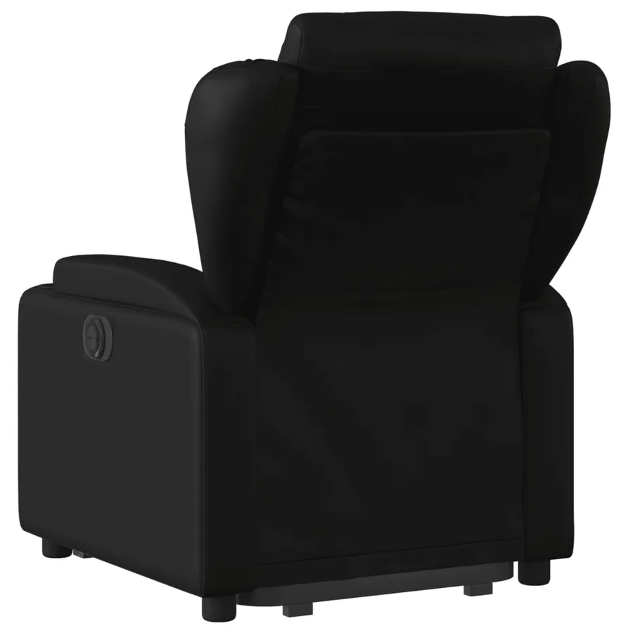 Fauteuil inclinable Noir Similicuir - 5