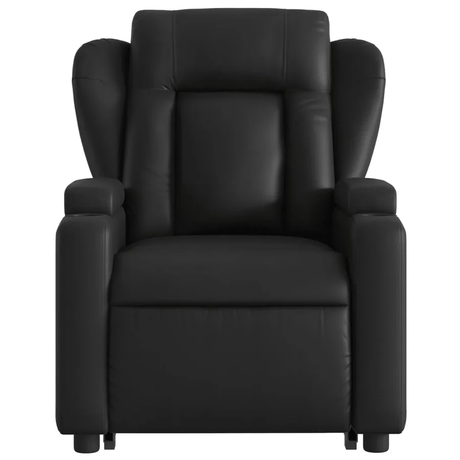 Fauteuil inclinable Noir Similicuir - 9