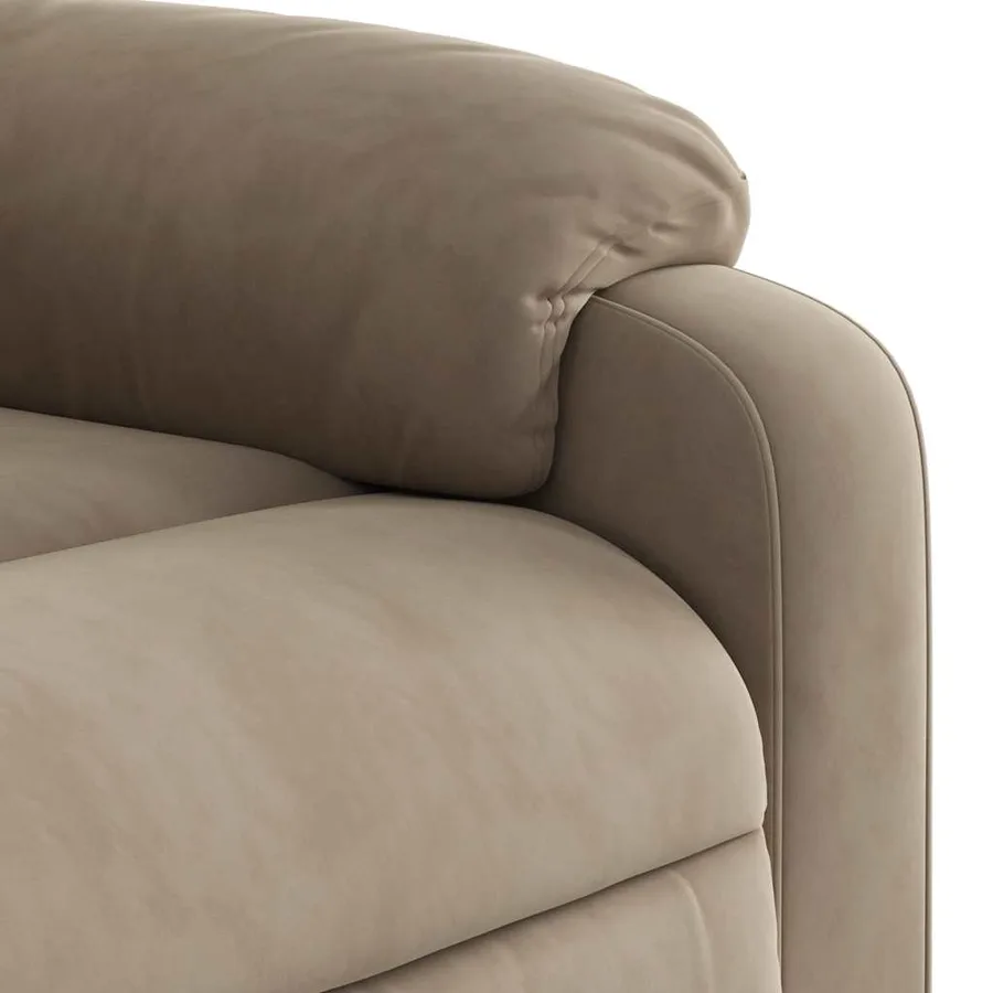 Fauteuil inclinable de massage électrique taupe - 12