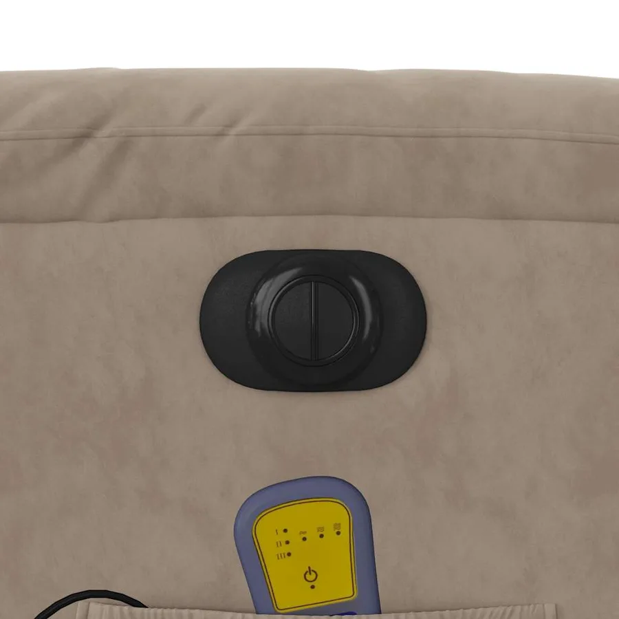 Fauteuil inclinable de massage électrique taupe - 13