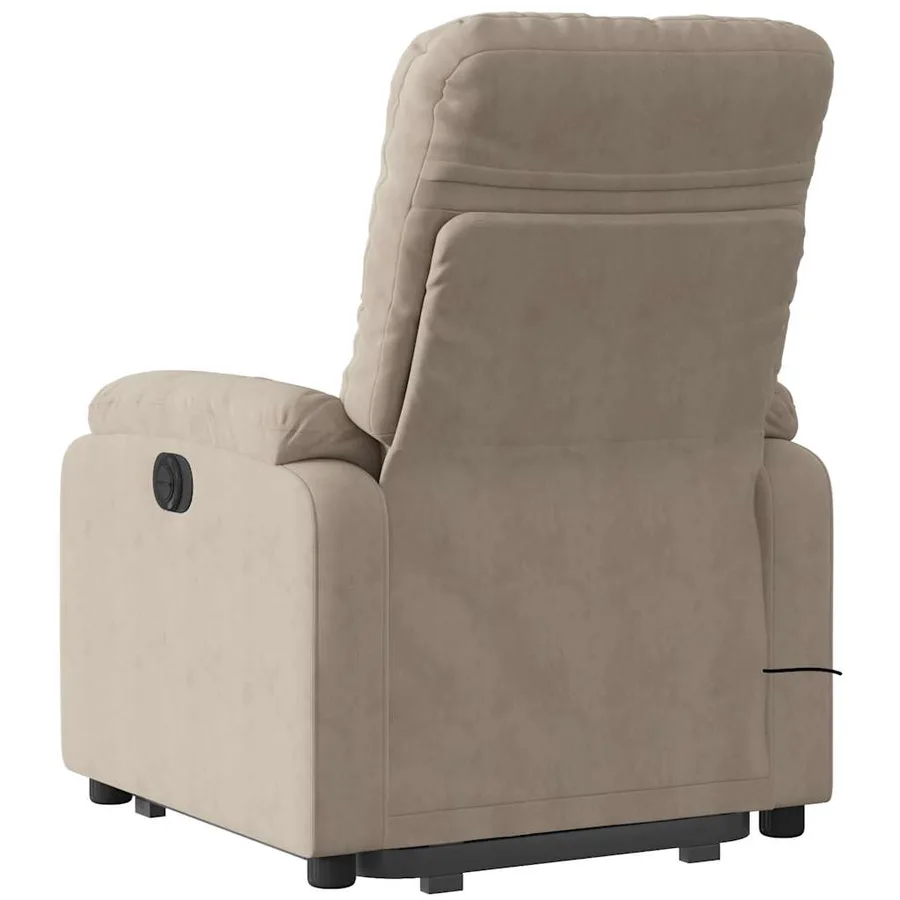 Fauteuil inclinable de massage électrique taupe - 5