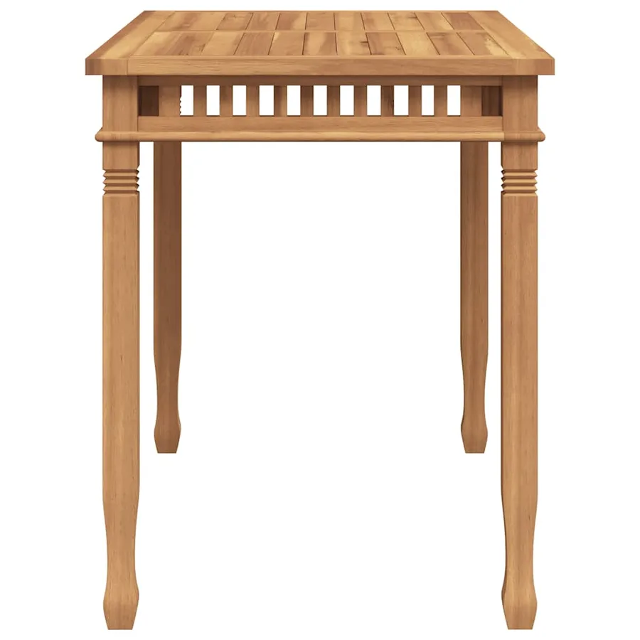 Table à manger de jardin 120x65x80 cm bois de teck solide - 6