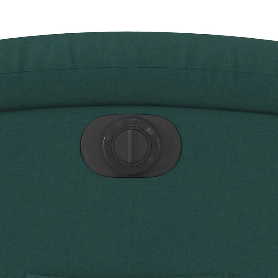 Fauteuil inclinable électrique vert foncé tissu - 13