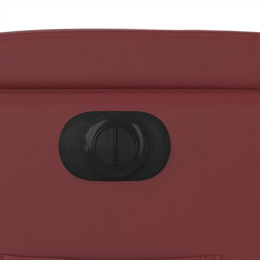Fauteuil inclinable électrique rouge bordeaux similicuir - 13