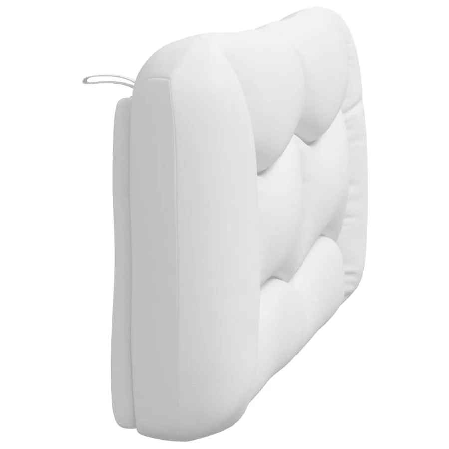 Coussin de tête de lit Hvar blanc 120 cm similicuir - 6