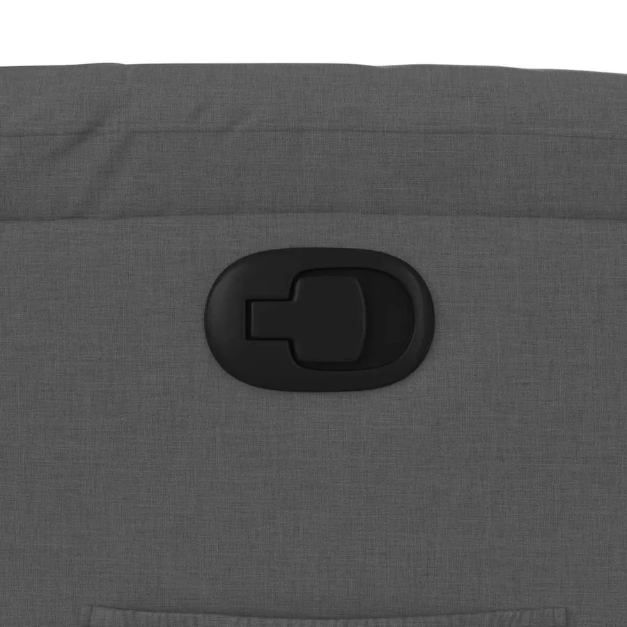 Fauteuil inclinable Gris foncé Tissu - 9