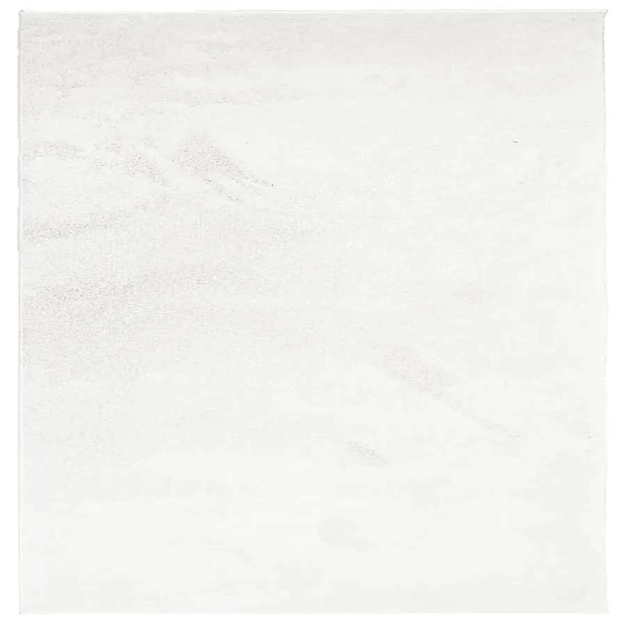 Tapis OVIEDO à poils courts crème 120x120 cm - 2