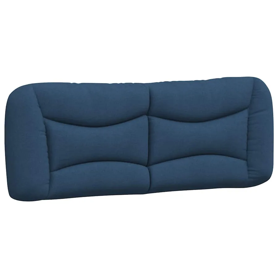 Cadre de lit sans matelas Hvar bleu 140x200 cm tissu - 8