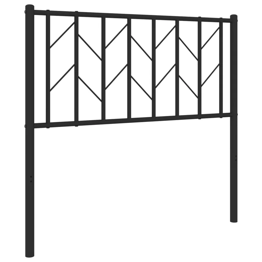 Tête de lit de remplacement métal noir 90 cm - 2
