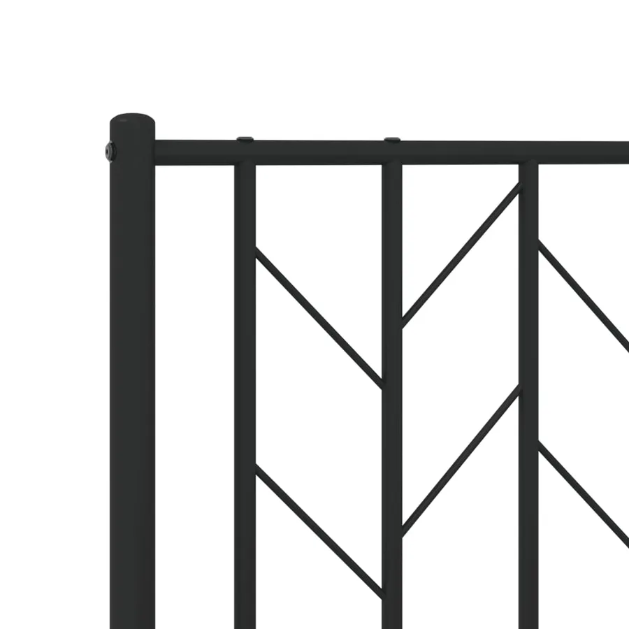 Tête de lit de remplacement métal noir 90 cm - 6