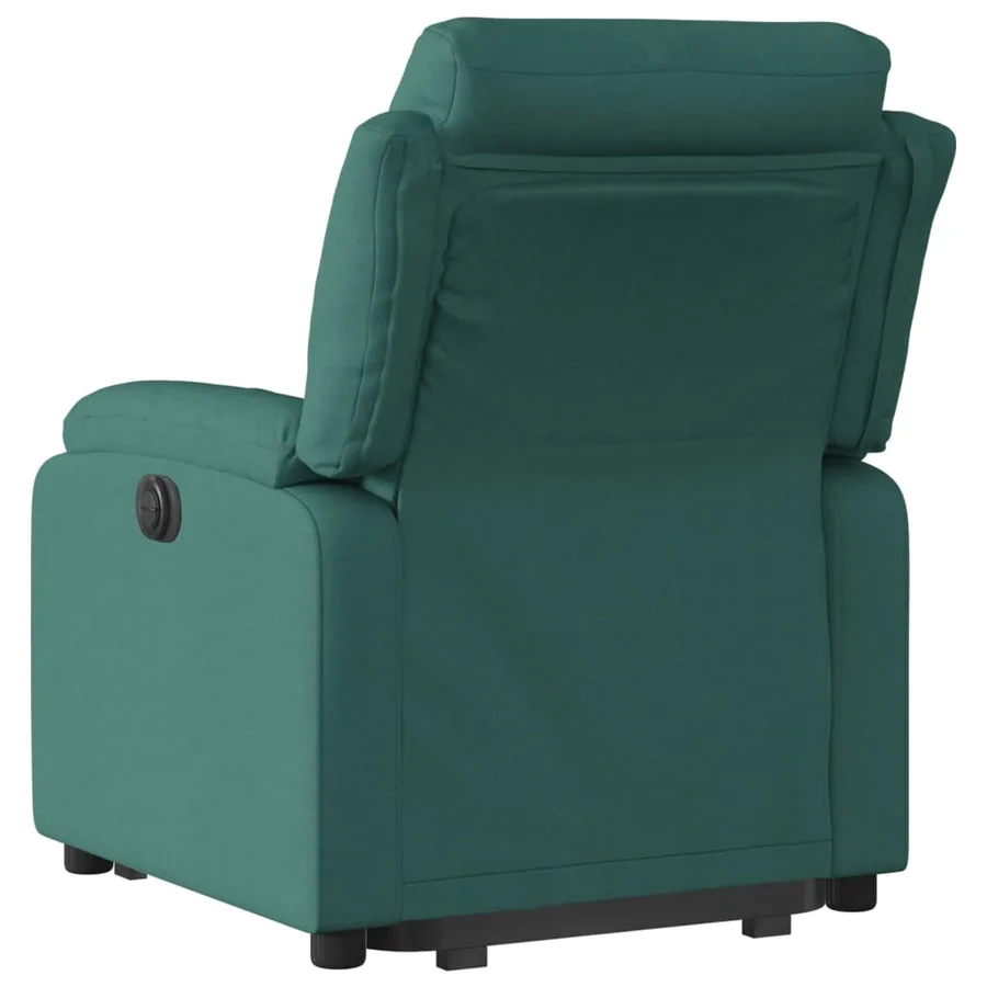 Fauteuil inclinable vert foncé tissu - 4