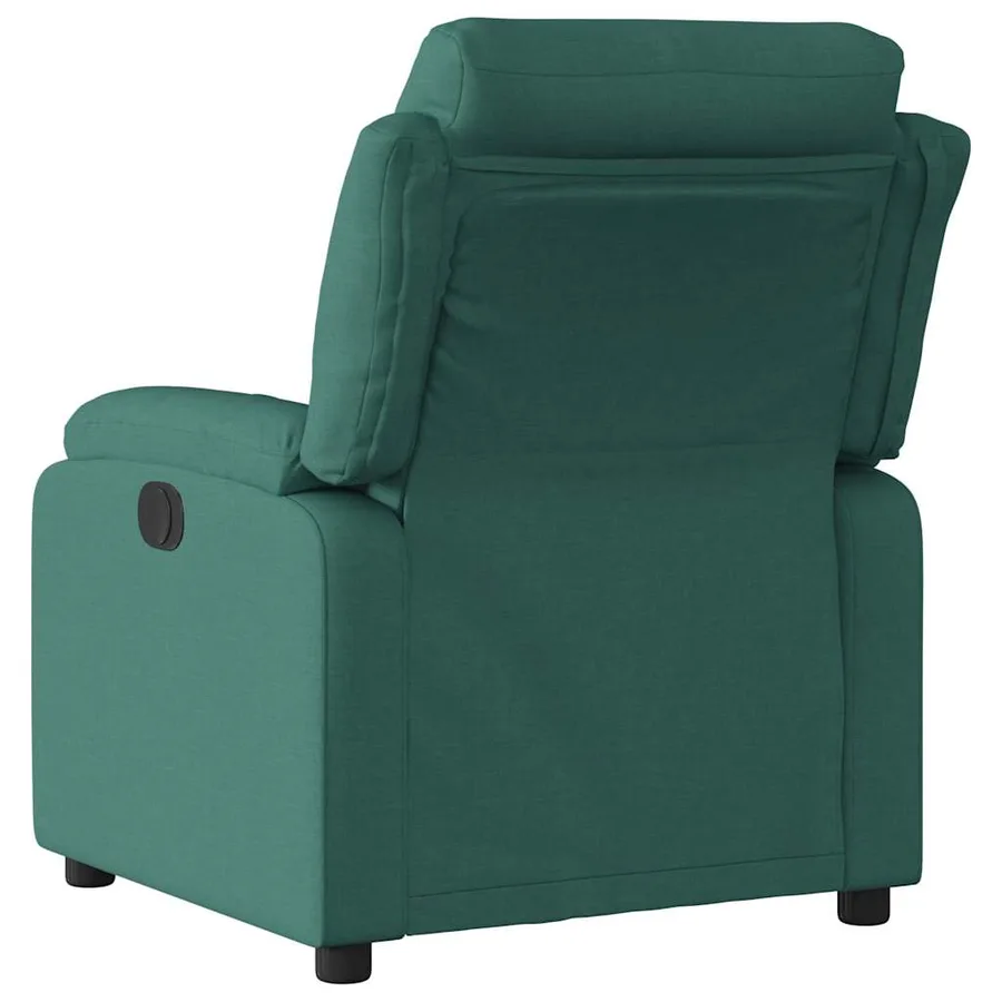 Fauteuil inclinable Vert foncé Tissu - 3