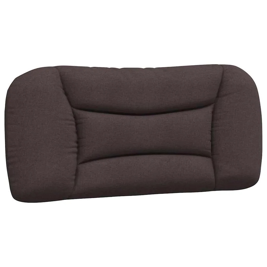 Cadre de lit sans matelas Hvar marron foncé 80x200 cm tissu - 8