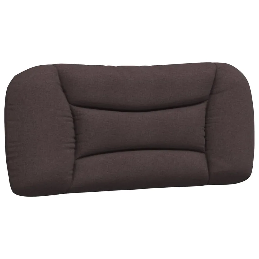 Lit avec matelas Hvar marron foncé 80x200 cm tissu - 5