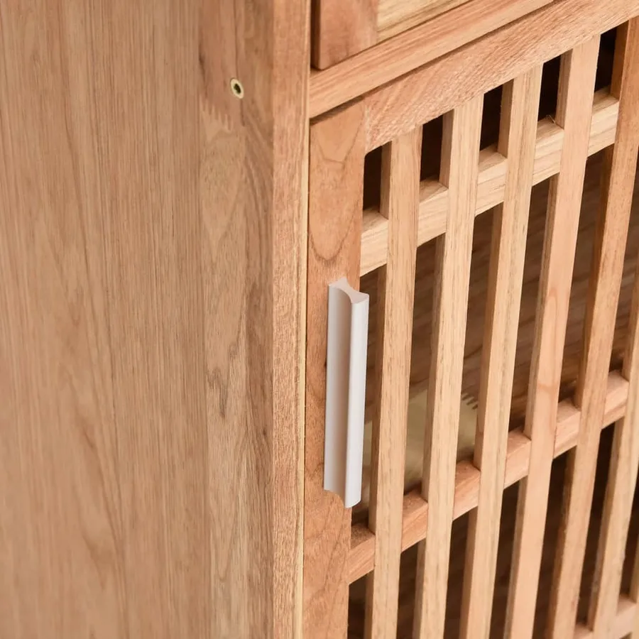 Ensemble de meubles de salle de bain 5 pcs bois massif de noyer - 6