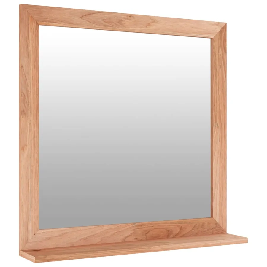 Ensemble de meubles de salle de bain 5 pcs bois massif de noyer - 9