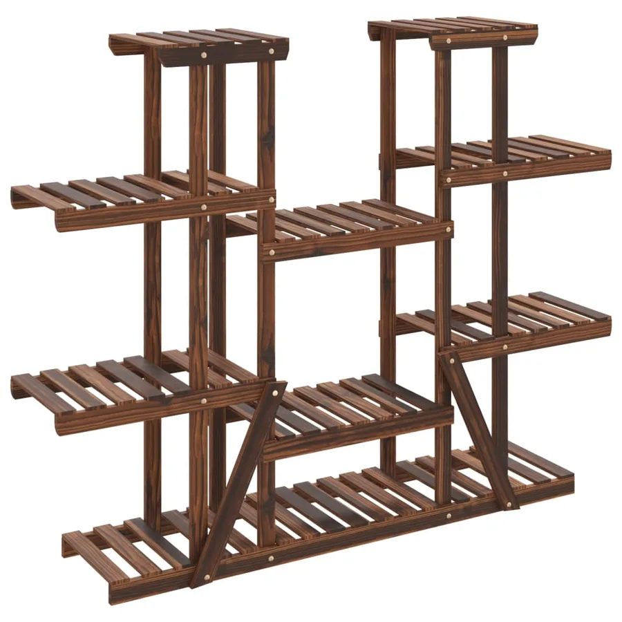 Support à fleurs 110x25x110,5 cm bois massif de sapin - 2