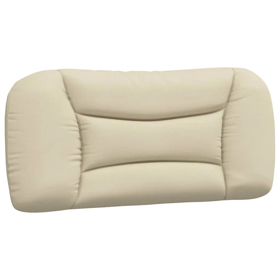 Lit avec matelas Hvar crème 80x200 cm tissu - 5