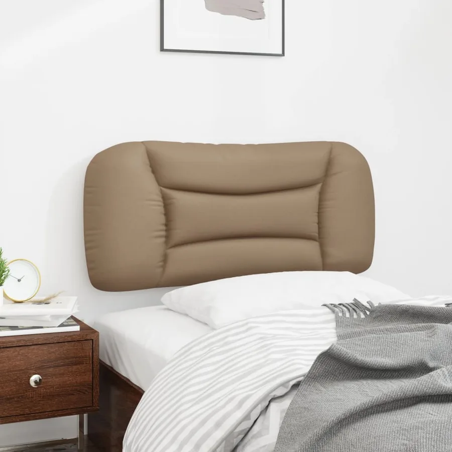 Coussin de tête de lit Hvar cappuccino 80 cm similicuir - 4