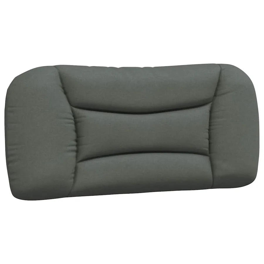 Cadre de lit sans matelas Hvar gris foncé 80x200 cm tissu - 8