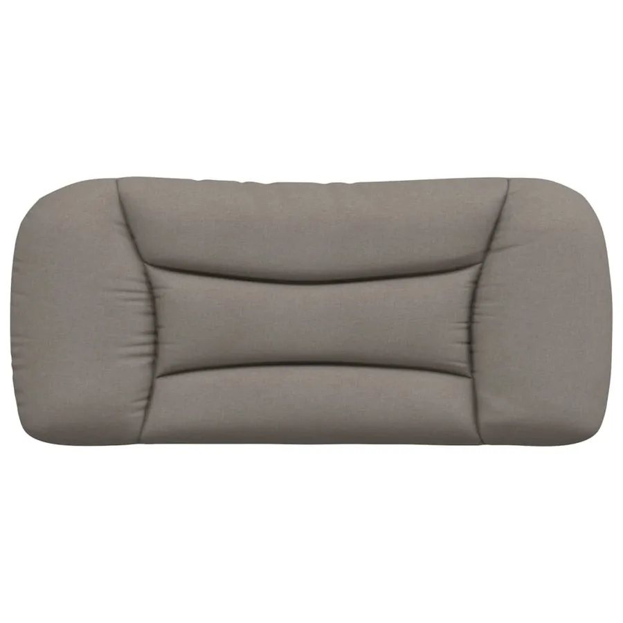 Coussin de tête de lit Hvar taupe 80 cm tissu - 5