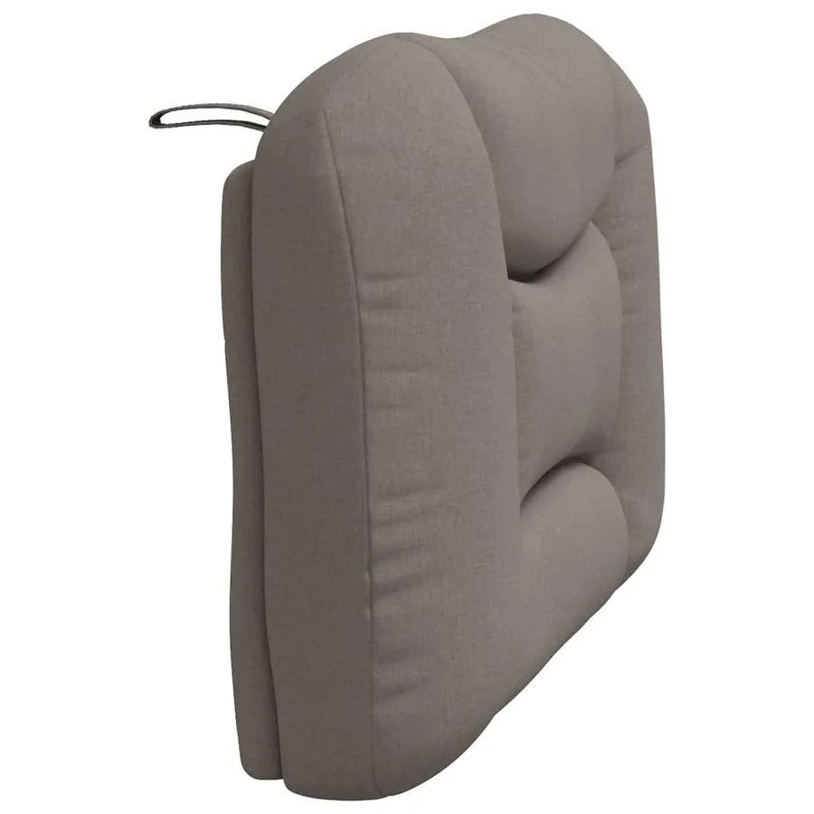 Coussin de tête de lit Hvar taupe 80 cm tissu - 6