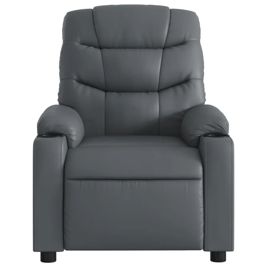 Fauteuil inclinable Gris Similicuir - 6