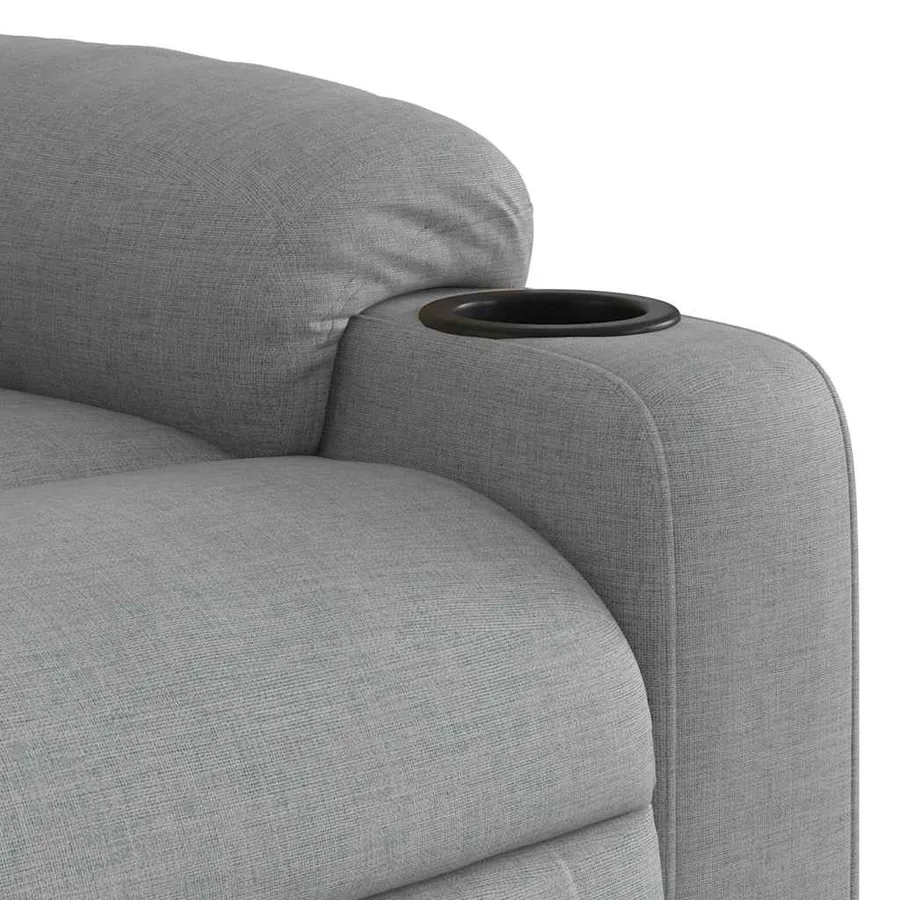 Fauteuil inclinable Gris clair Tissu - 11