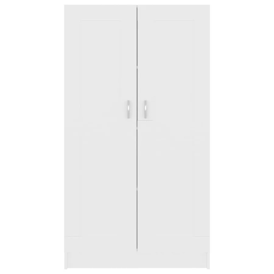 Bibliothèque Blanc 82,5x30,5x150 cm Bois d’ingénierie - 5