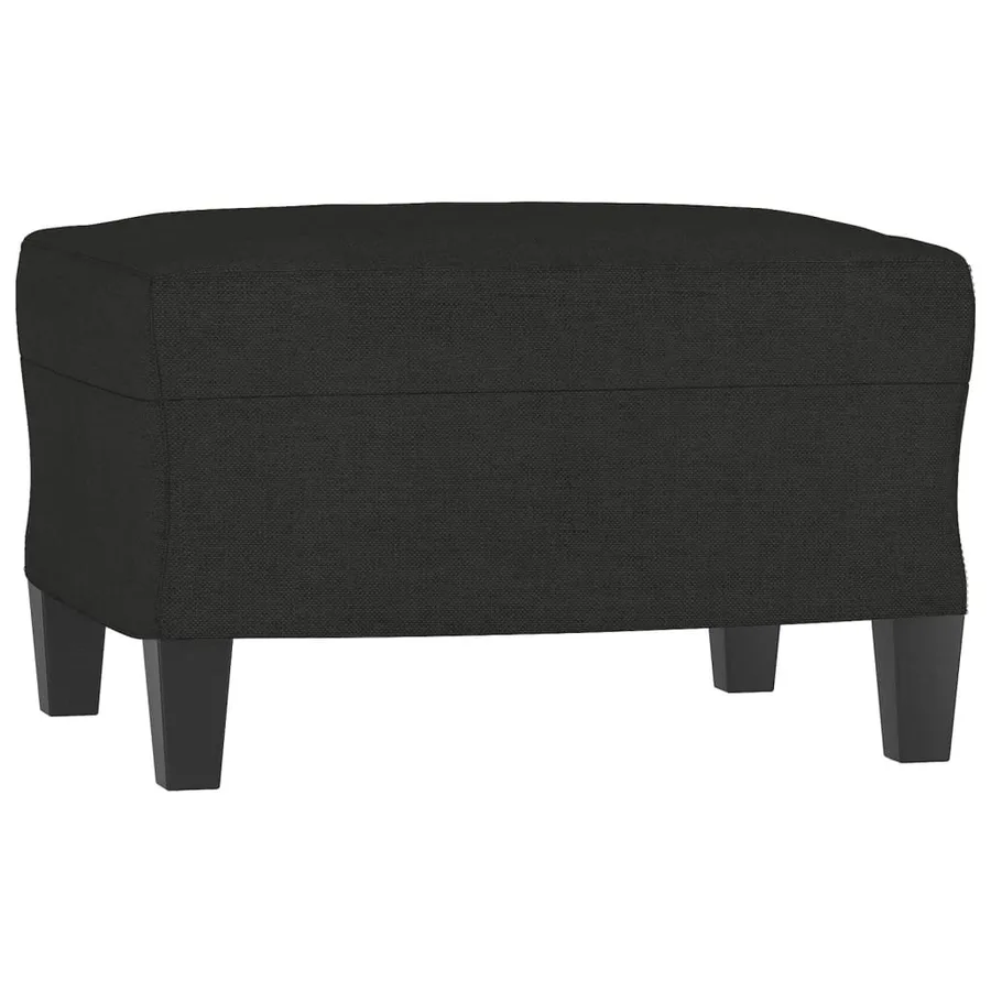 Ensemble de canapés 3 pcs noir tissu - 5