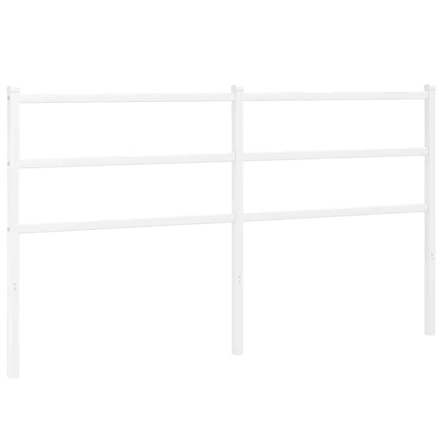 Tête de lit de remplacement métal blanc 160 cm - 2