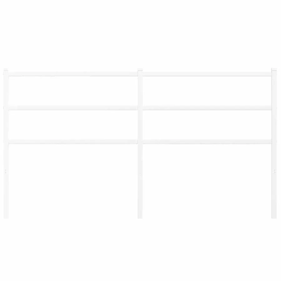 Tête de lit de remplacement métal blanc 160 cm - 3