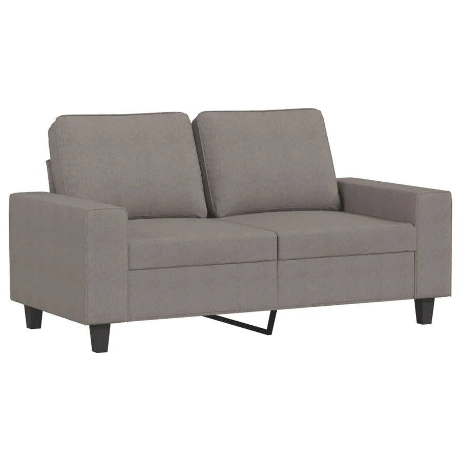 Ensemble de canapés 2 pcs taupe tissu - 4