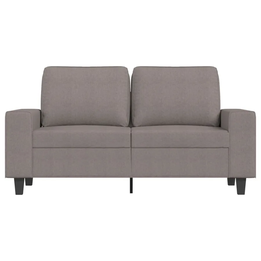 Canapé à 2 places Taupe 120 cm Tissu - 3
