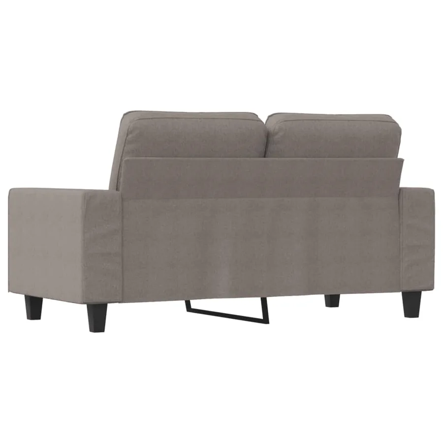Canapé à 2 places Taupe 120 cm Tissu - 5