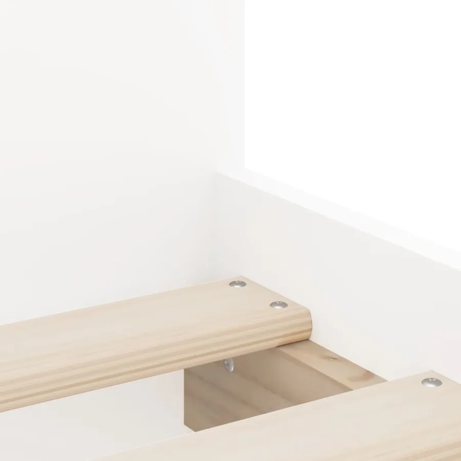 Cadre de lit avec tiroirs sans matelas blanc 90x200 cm - 9